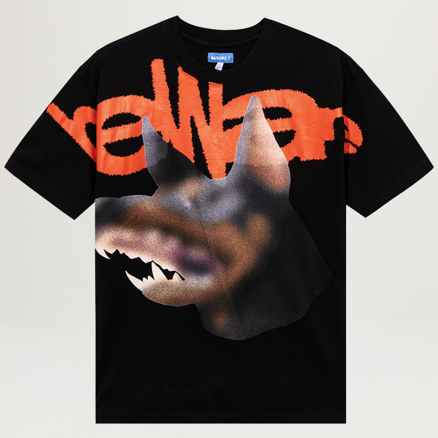 Market No Trespassing Tee (Washed Black)