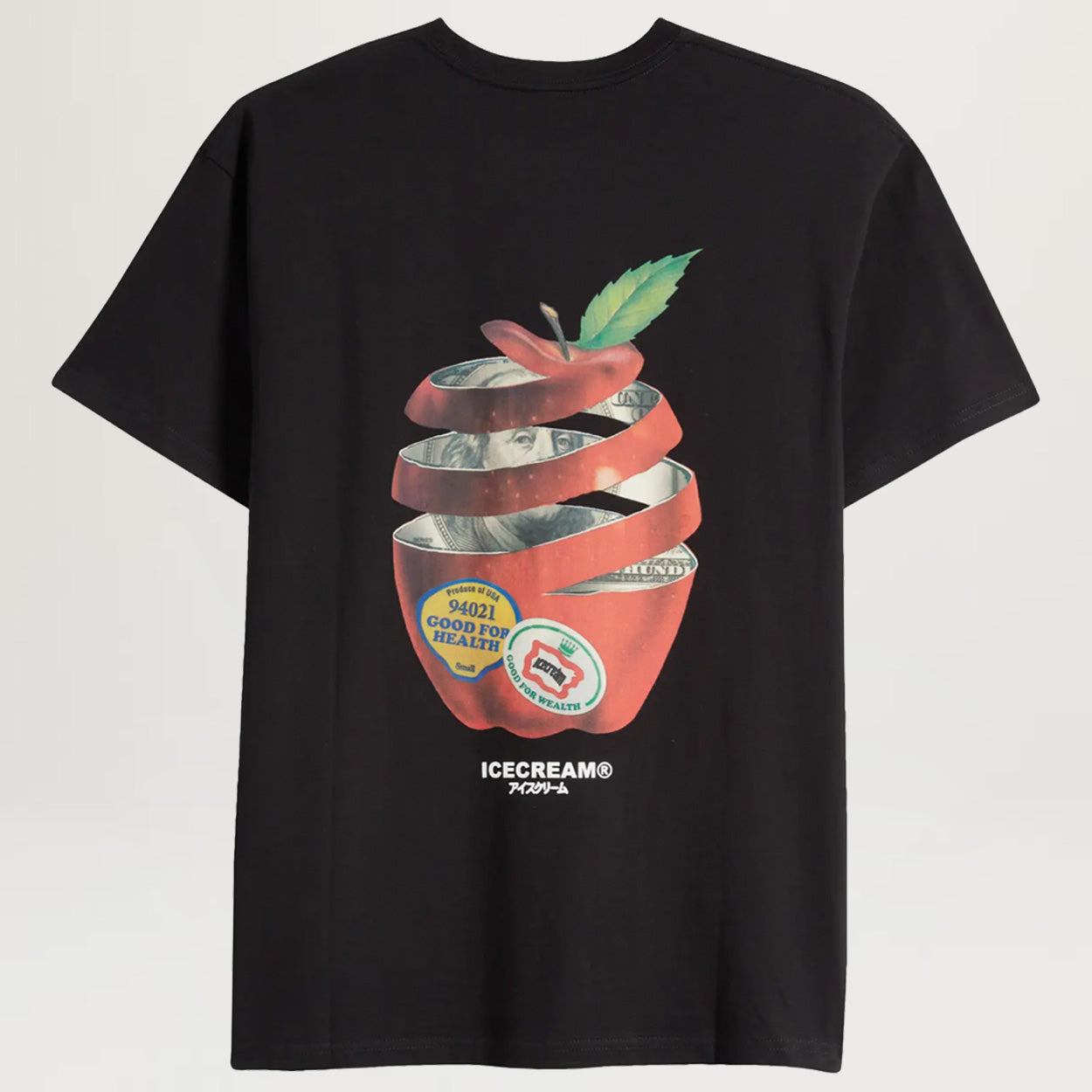 Icecream Big Apple Tee (Black)