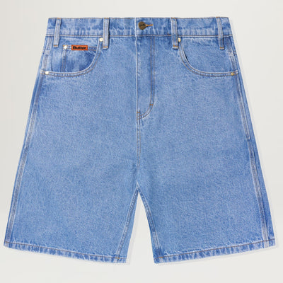 Butter Goods Baggy Denim Shorts (Washed Indigo)