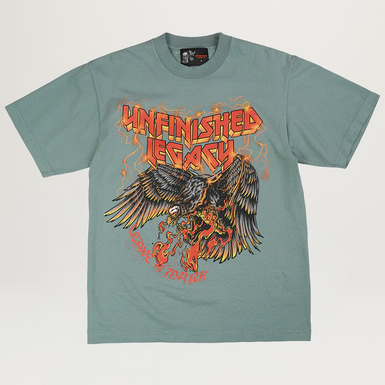 Unfinished Legacy Burn To Fly Tee (Atlantic Green)