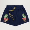 Diet Starts Monday Cactus Floral Bay Short (Navy)