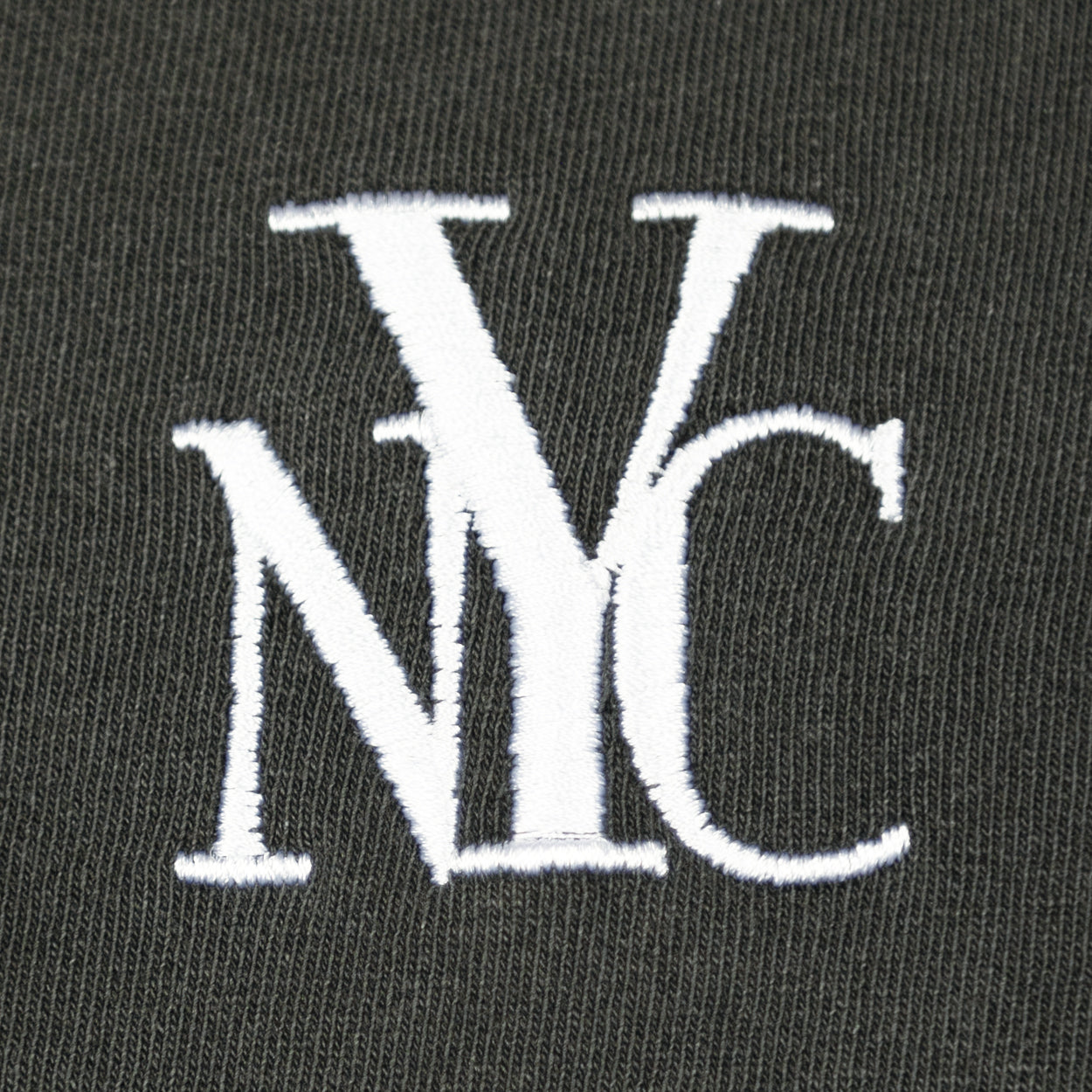 NewYakCity CKNY Embroidered Tee (Vintage Black)