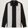 Dickies L/S Bowling Shirt (Black/White)