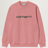 Carhartt WIP Carhartt Sweatshirt (Dusty Rose/Sycamore Tree)