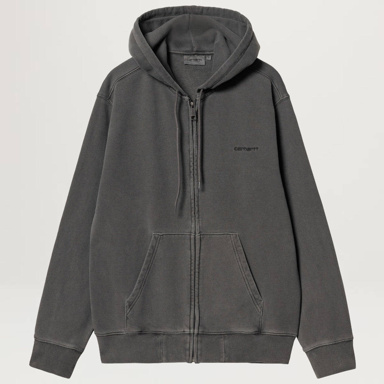 Carhartt WIP Hooded Duster Script Jacket (Black)