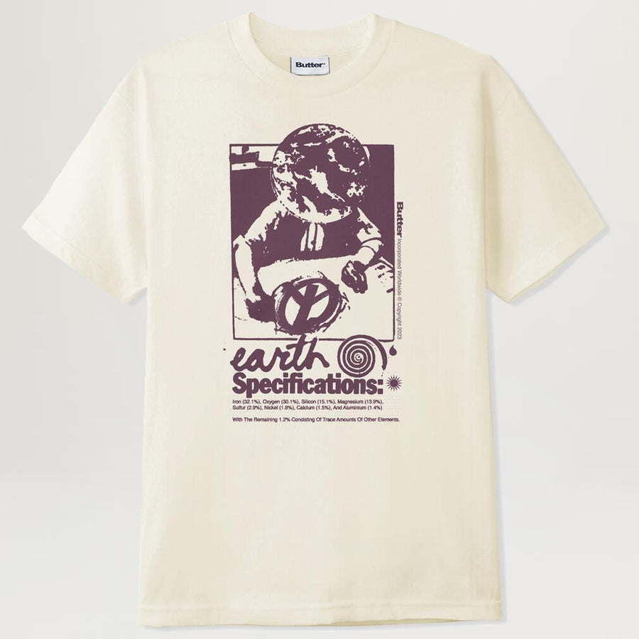 Butter Goods Earth Spec Tee (Cream)