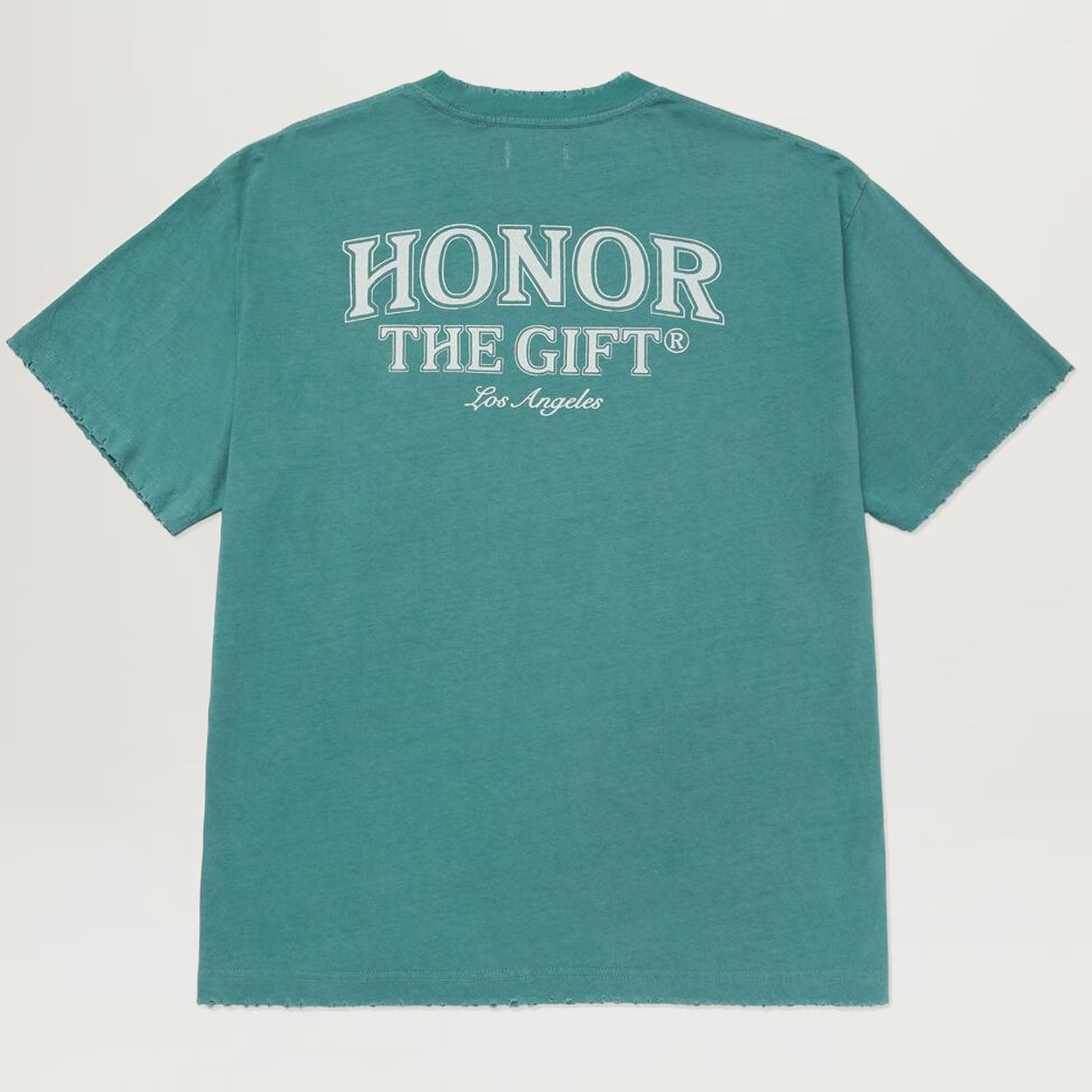 HTG Floral Pocket Tee (Teal)