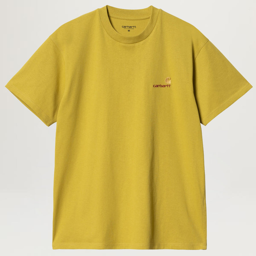 Carhartt WIP American Script Tee (Golden Olive)