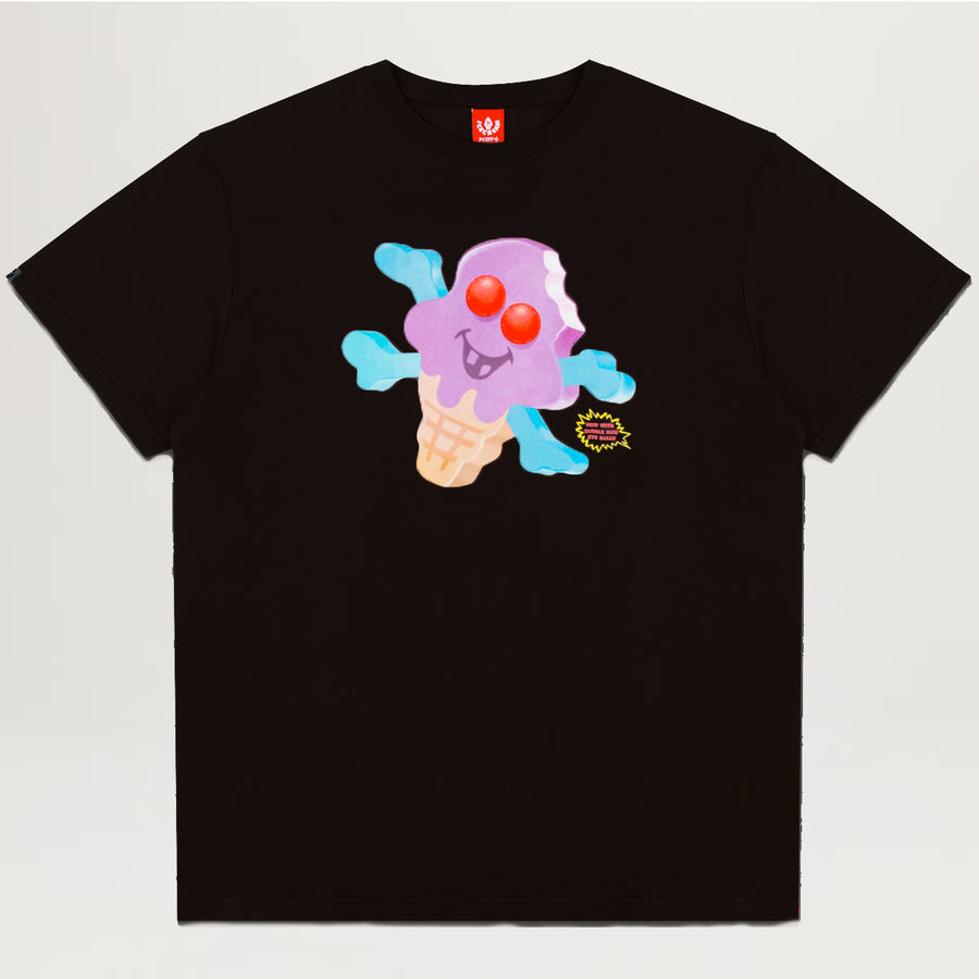 Icecream Gumball Eyes Tee (Black)