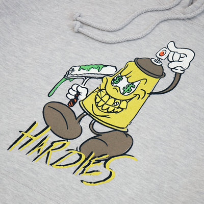 Hardies Paid 2 Spray Hoodie (Heather Grey)