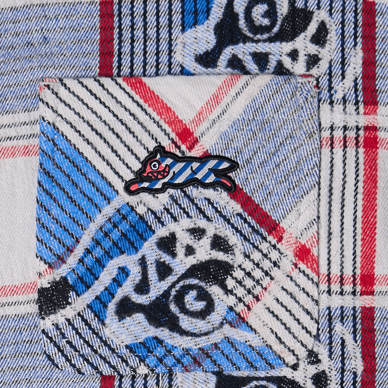 Icecream Harry L/S Woven (Strong Blue)