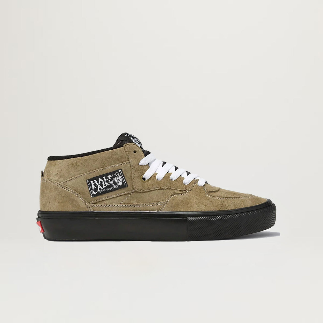 Vans Skate Half Cab (Pig Suede Olive/Black) - Size 8