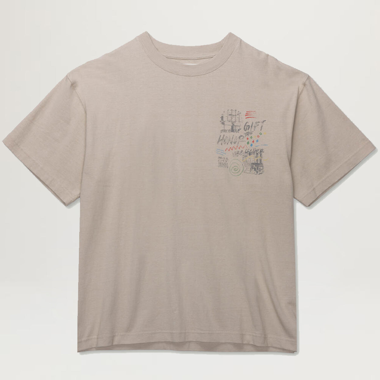 HTG Vibe Higher Tee (Tan)