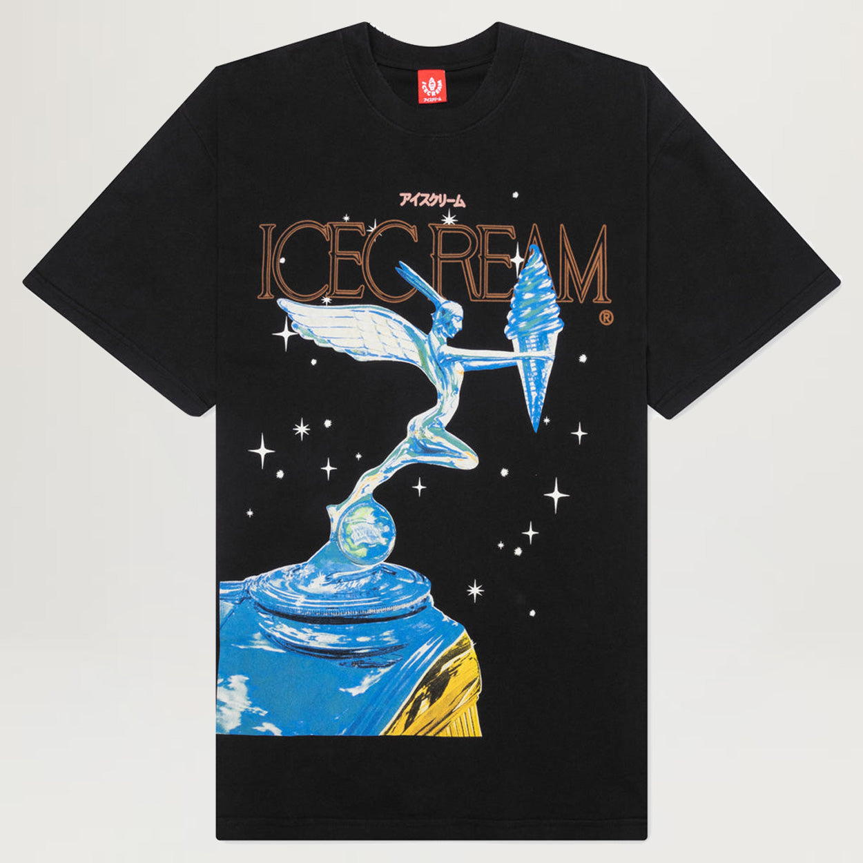 Icecream Hood Knit (Stretch Limo)