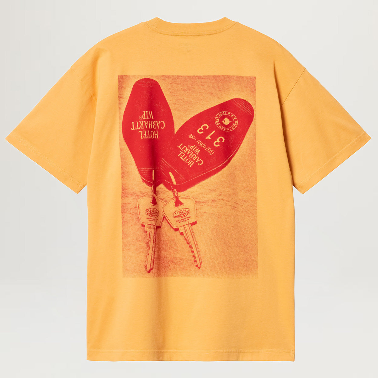 Carhartt WIP Hotel Keys Tee (Winter Spice/Red) - Main Image