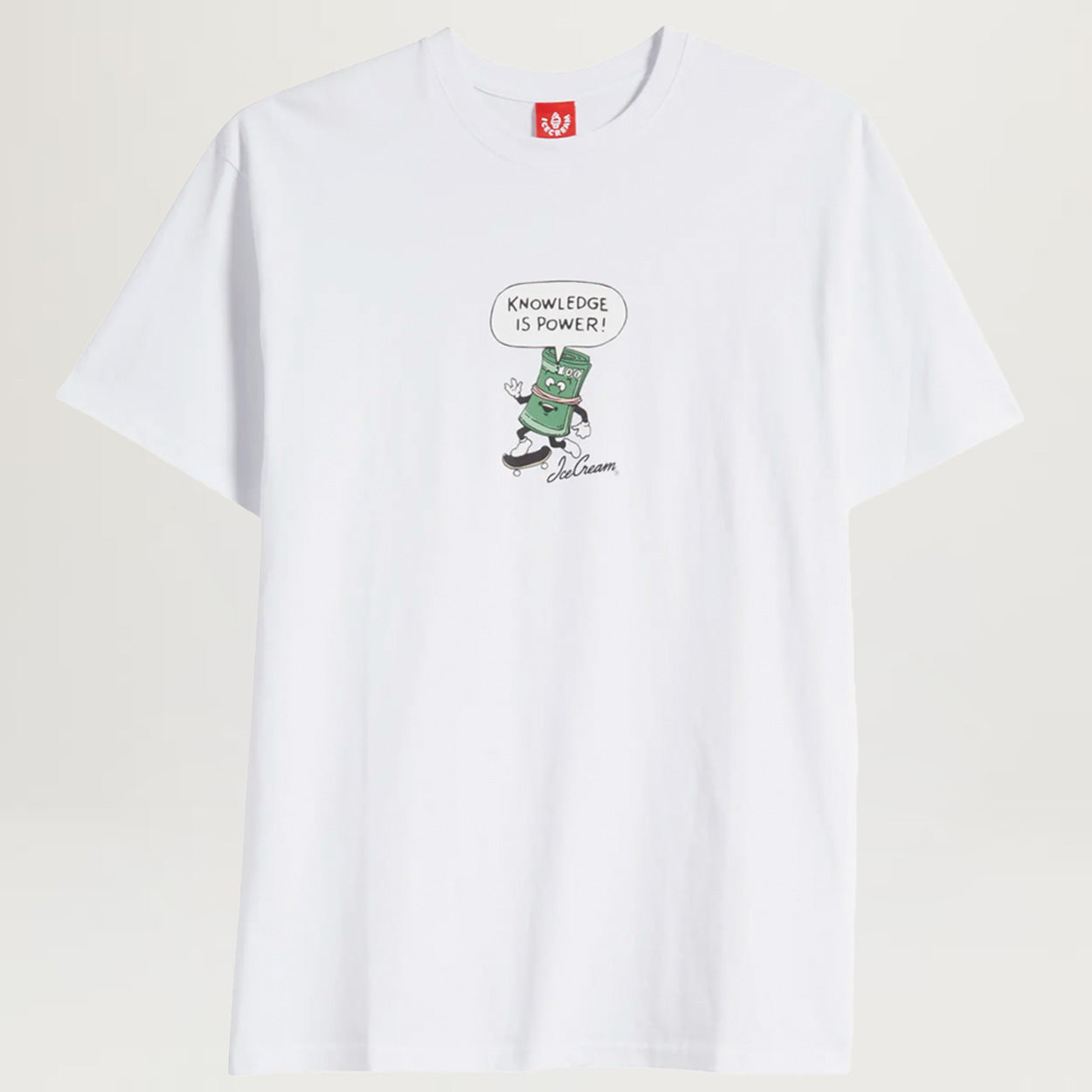 Icecream Knowledge Tee (White)