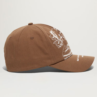 Jungles live Your Life With Ease Trucker Cap (Brown)