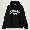 Carhartt WIP Hooded Locker Sweatshirt (Black/White)