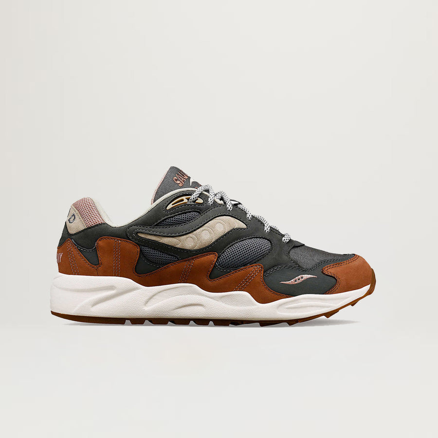 Saucony Grid Shadow 2 (Grey/Brown)