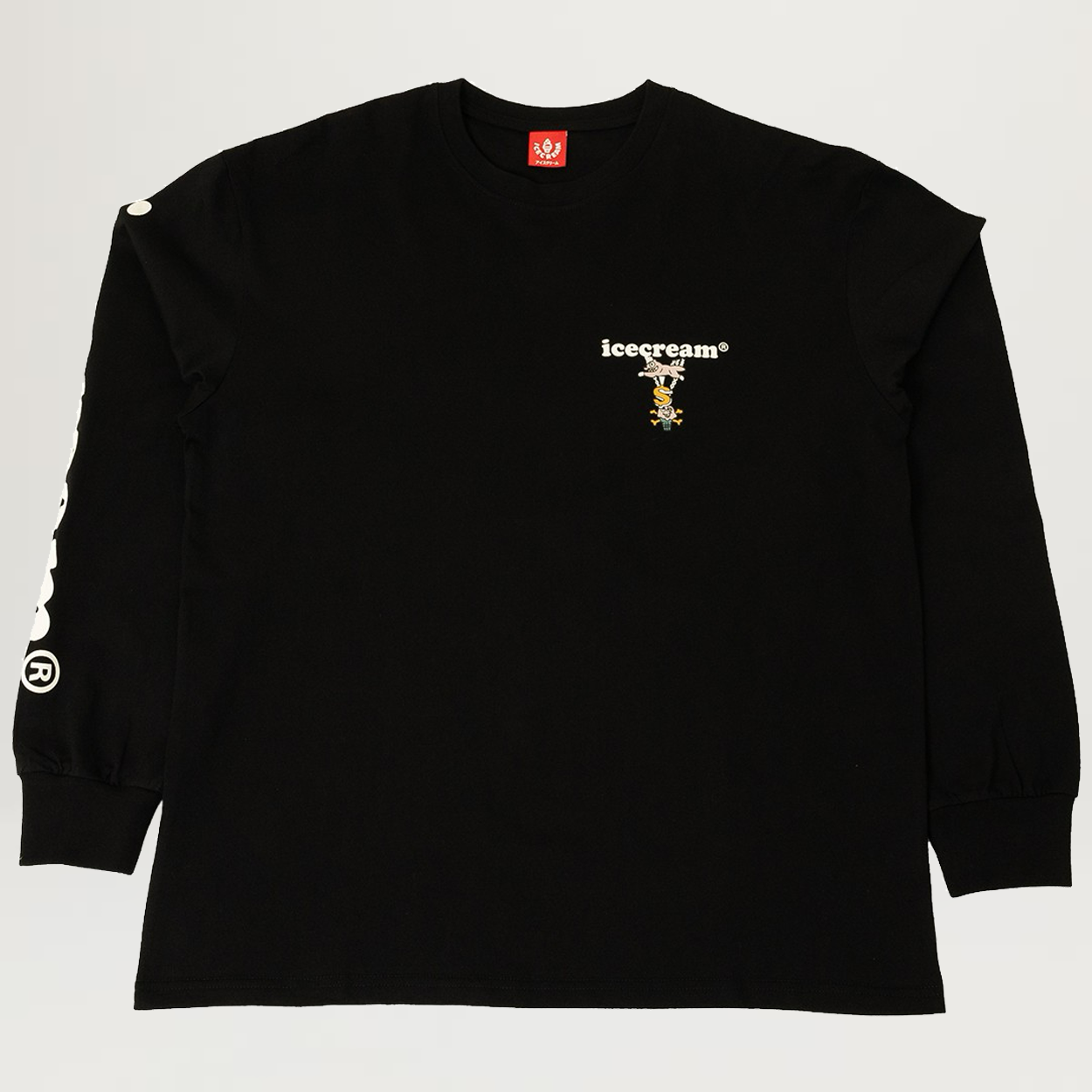 Icecream No Flakes L/S Knit (Black)