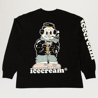 Icecream No Flakes L/S Knit (Black)