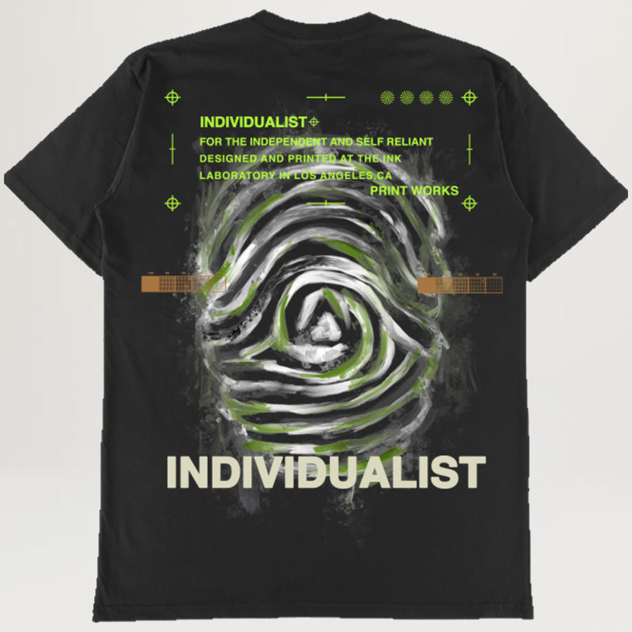 Individualist Painted Logo Tee (Black)