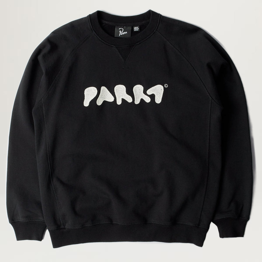 Parra Blob Logo Crewneck (Washed Black)
