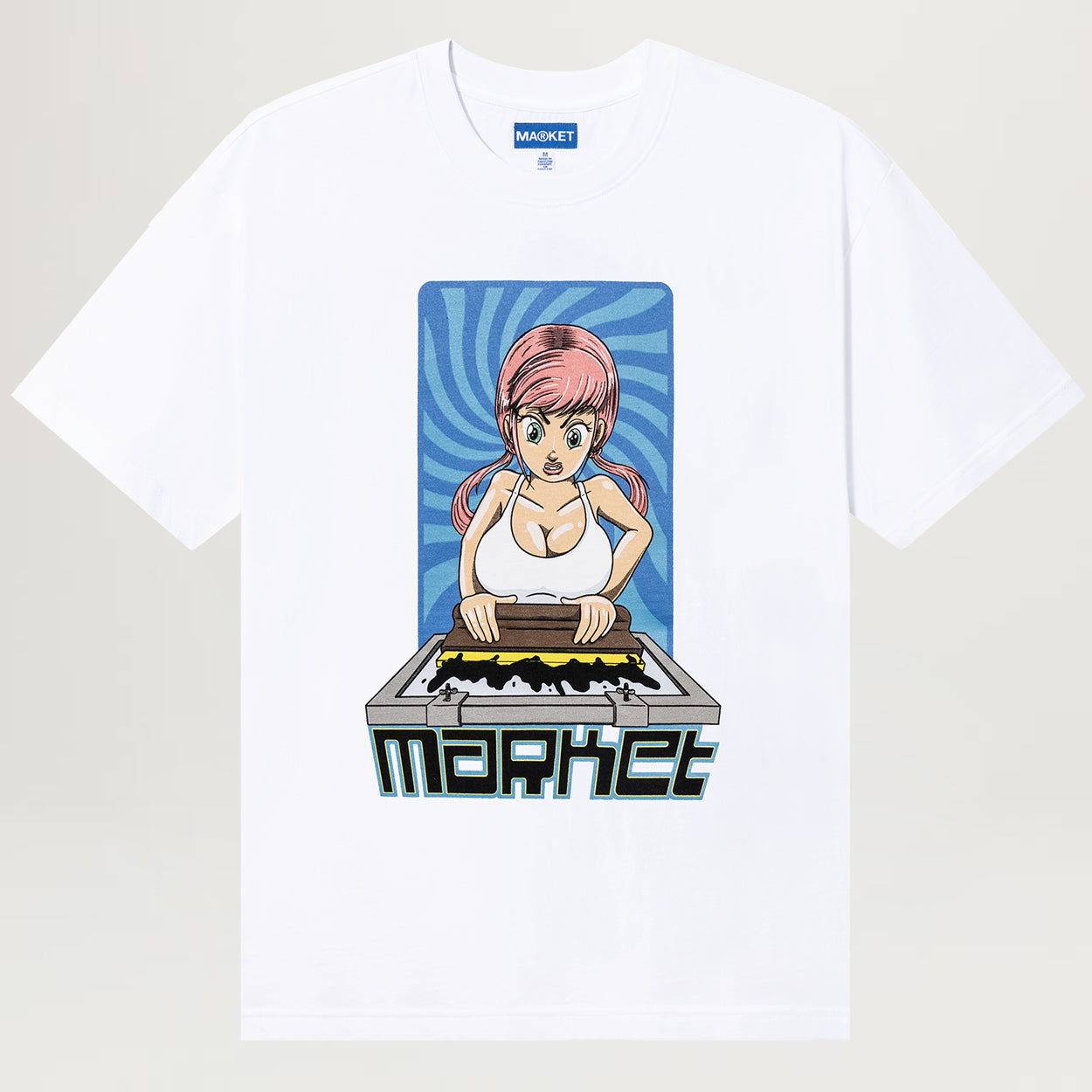 Market Print Shop Tee (White)