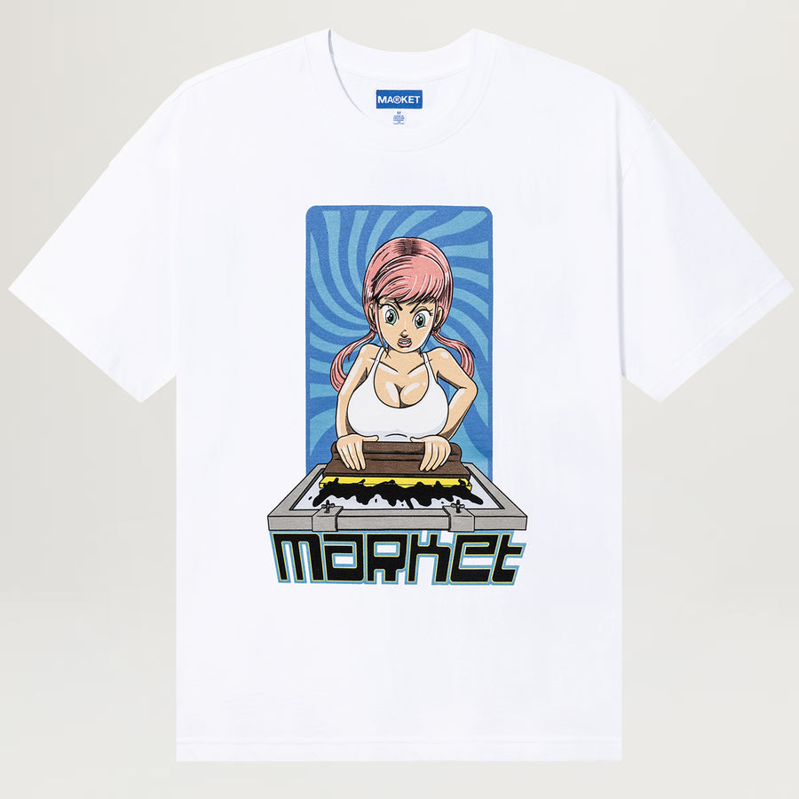 Market Print Shop Tee (White)