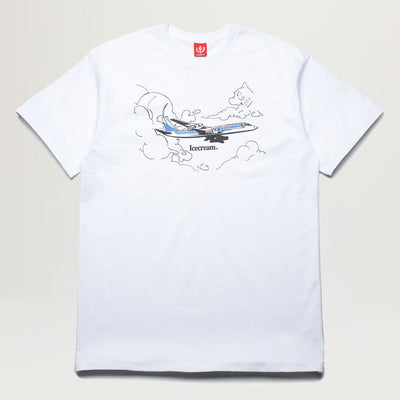 Icecream Private Jet Tee (White)