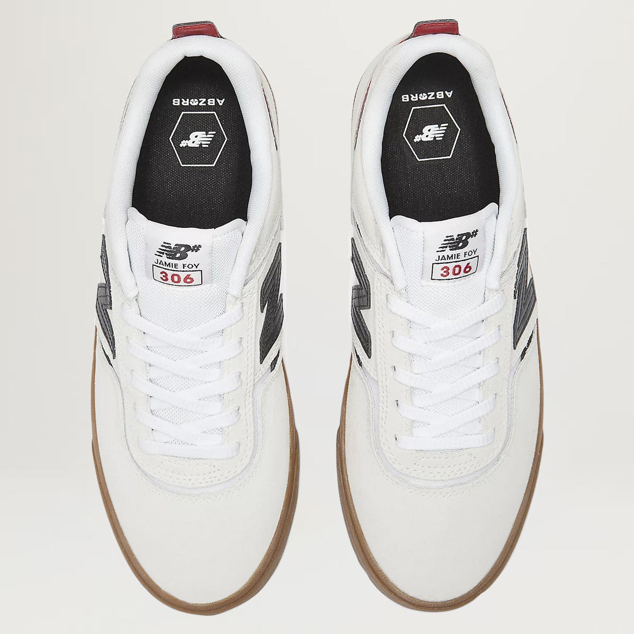 NB Numeric Jamie Foy 306 (Sea Salt/White-Gum) - Sizes 9.5, 10