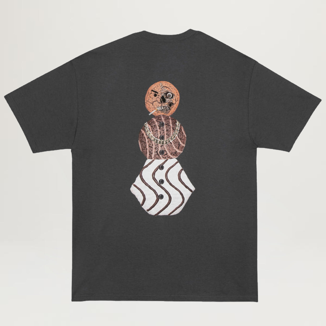 【クウォータースナックス 】Halloween Snackman Tee Quartersnacks Halloween Snackman Tee (Charcoal) - NewYakCity