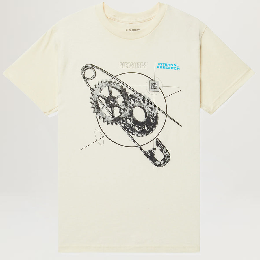 Pleasures Research Tee (Natural)