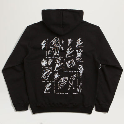 Polar Dave Sad At Times Hoodie (Black)