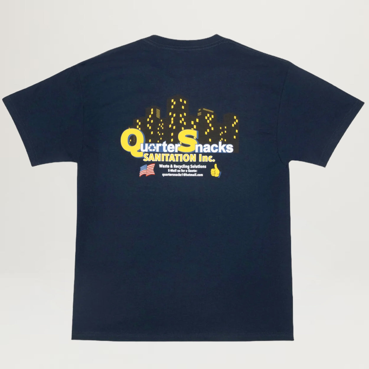 Quarter Snacks Sanitation Tee (Navy)