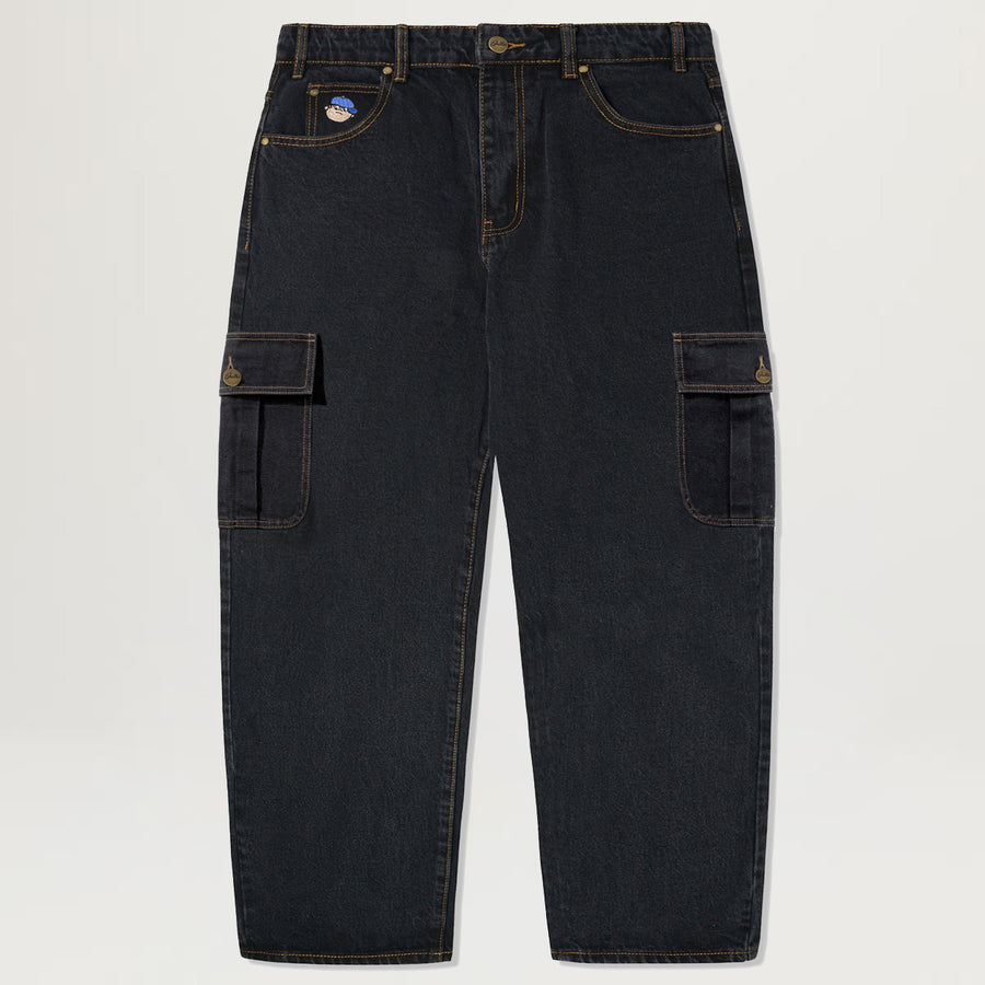 Butter Goods Santosuosso Cargo Denim Jeans (Washed Black)