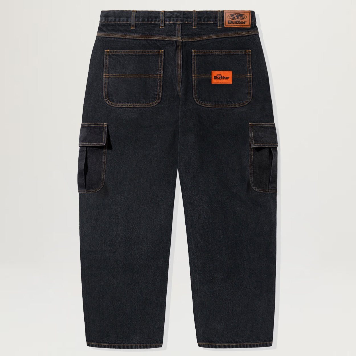 Butter Goods Santosuosso Cargo Denim Jeans (Washed Black)