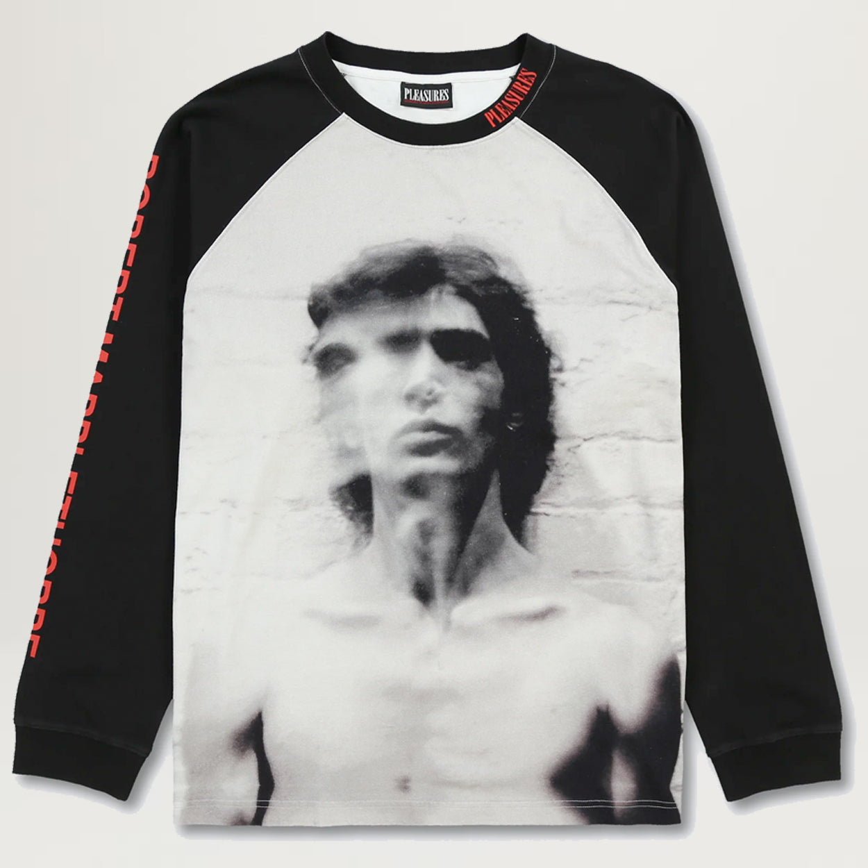 Pleasures Self Portrait Raglan L/S Tee (Black)