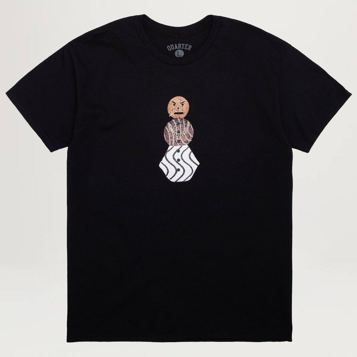 Quarter Snacks Snackman Tee (Black)