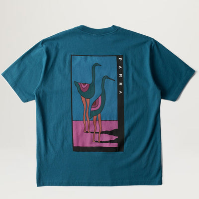 Parra The Stand Off Tee (Deep Sea Green)