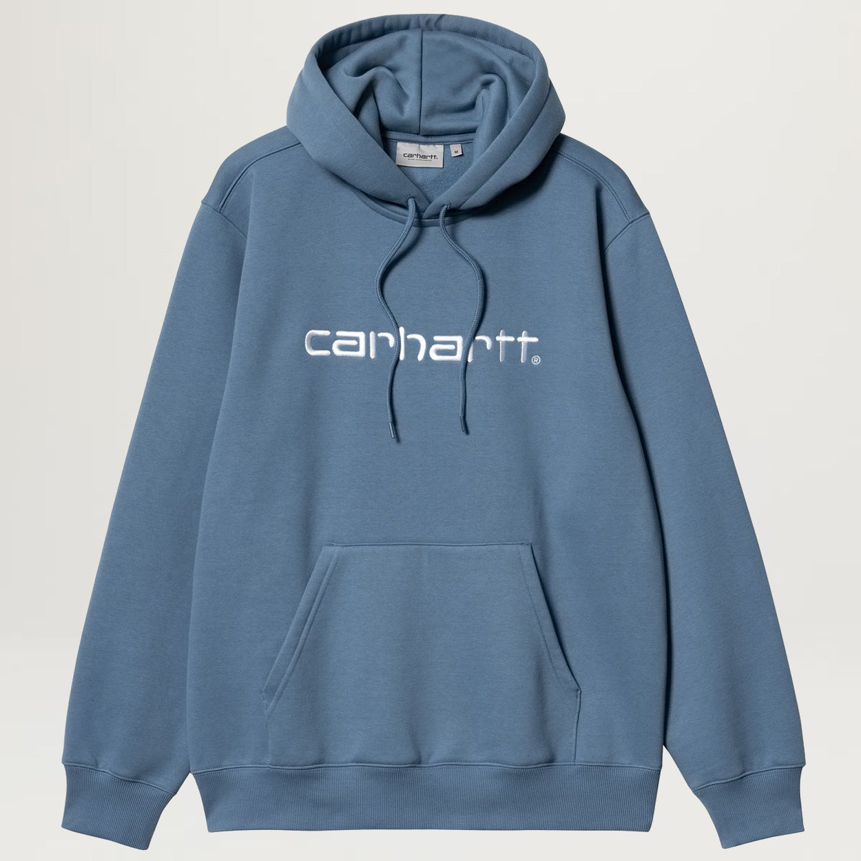Carhartt WIP Hooded Carhartt Sweatshirt (Sorrent/White)