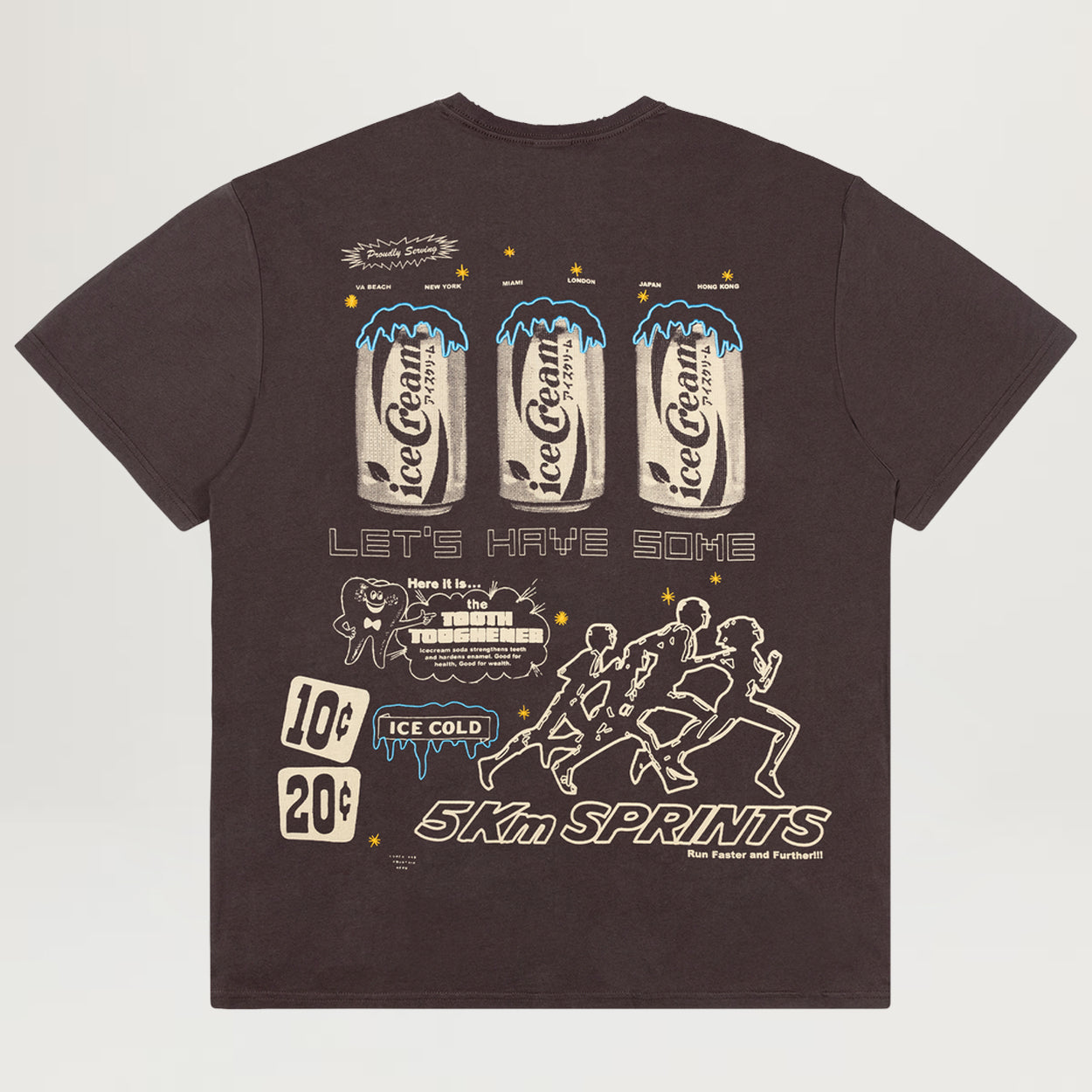 Icecream Sprints Knit Tee (Shale)