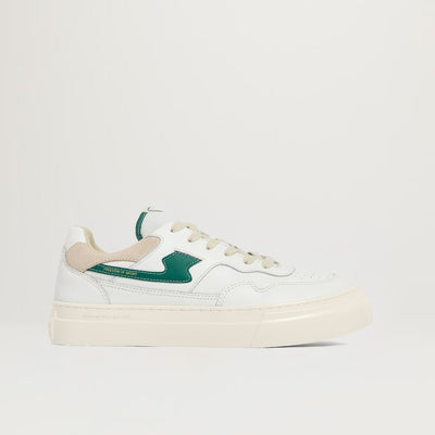 SWC Pearl S-Strike Leather (White/Green) - Sizes 10