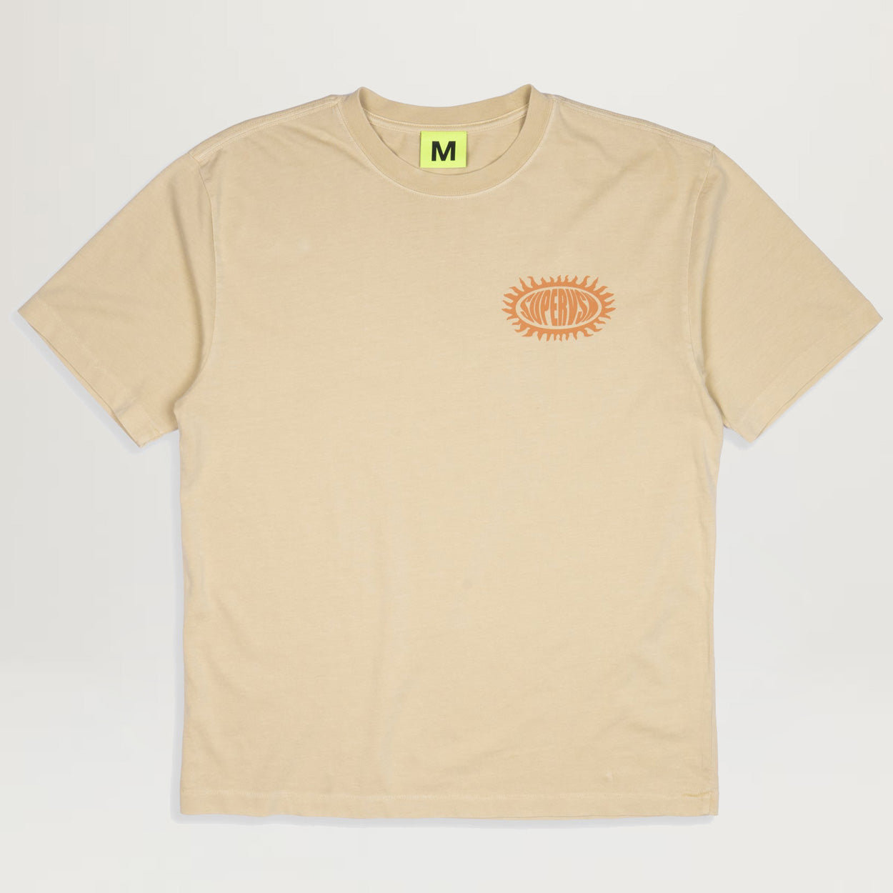Supervsn Flamed Up Tee (Pale Olive)
