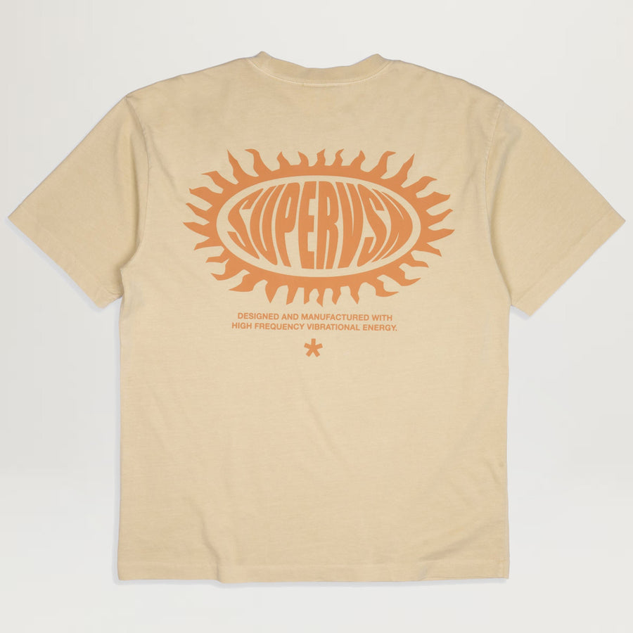 Supervsn Flamed Up Tee (Pale Olive)