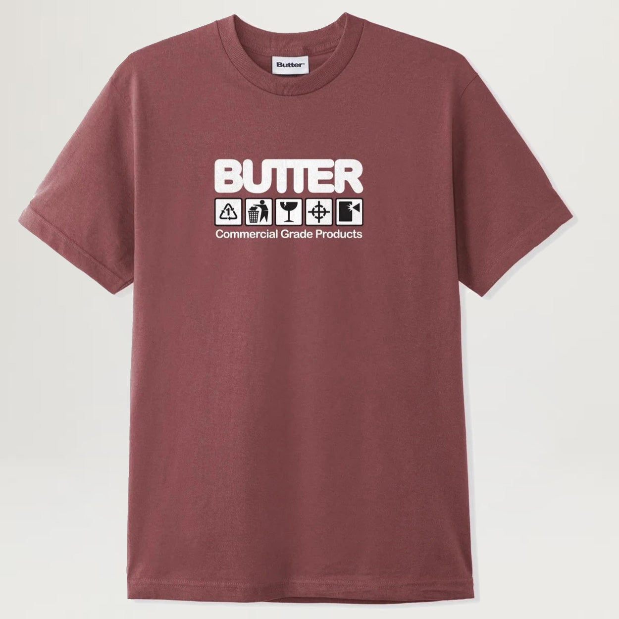 Butter Goods Symbols Tee (Rhubarb)