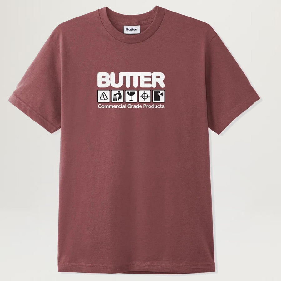 Butter Goods Symbols Tee (Rhubarb)