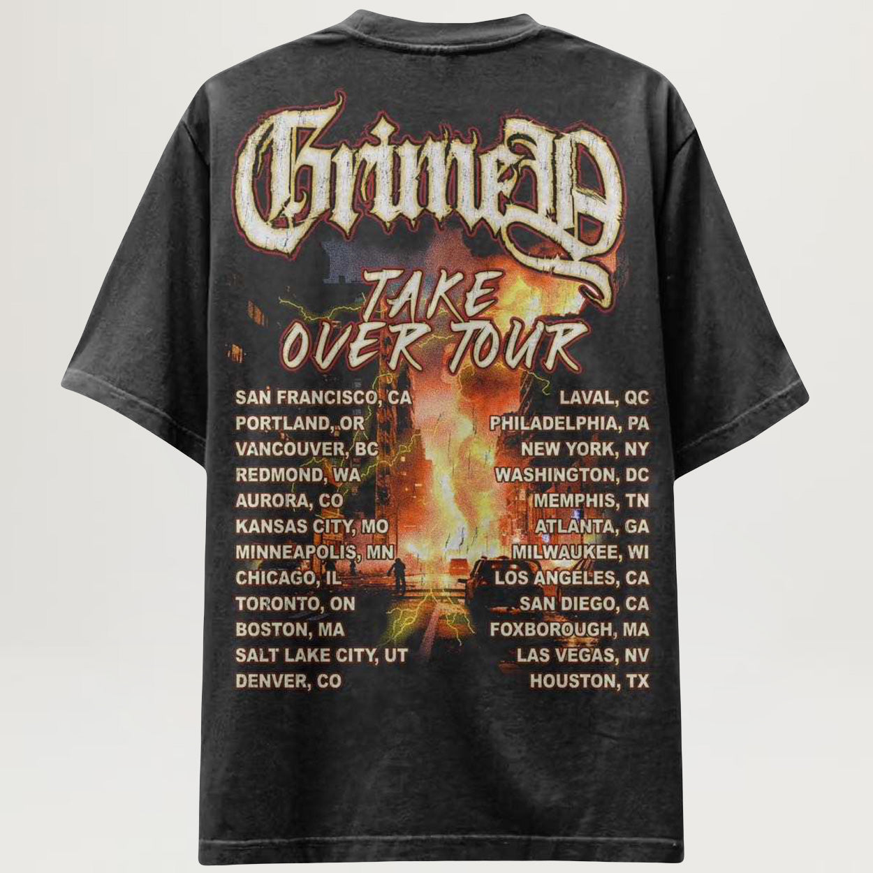 Grimey Takeover Tour Tee (Black)