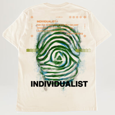 Individualist Painted Logo Tee (Cream)