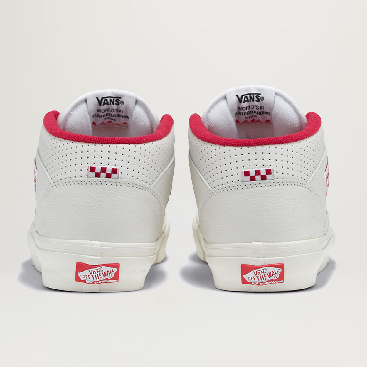 Vans Skate Half Cab (Vintage Sport White/Red) - NewYakCity
